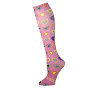 Hocsocx Neon Hearts Inner Socks - Medium - Pink - ONE Sports Warehouse