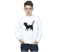 Hocus Pocus A Cat Person Sweatshirt Disney White 12-13 Years