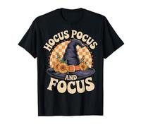 Hocus Pocus and Focus Halloween Design T-Shirt