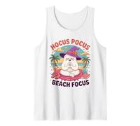 Hocus Pocus Beach Focus Chill Vibes Relaxation Summerween Tank Top