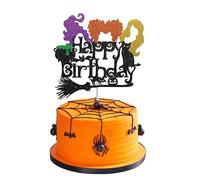 Hocus Pocus Birthday Cake Topper - Hocus Pocus Cake Decorations Hocus Pocus Cake Topper Halloween Cupcake Toppers Hocus Pocus Party Supplies Witch Baby Shower Decor Hocus Pocus Birthday Decorations