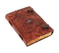 Hocus Pocus Book Of Spells, Spell Books With Real Spells, Prop Halloween Decorations Decor, Book Of Shadows Spell Book, Witchy Gifts For Women Spellbook Leather Bound Journal, Grimoire Witch 10 x 7