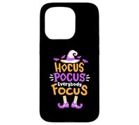 Hocus Pocus Everybody Focus Funny Halloween Costume Teachers Case for iPhone 15 Pro