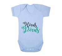 Hocus Pocus Graphic Halloween Statement Baby Grow Vest, 0-3 Months, Pastel Blue