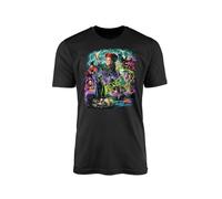 Hocus Pocus Halloween T-Shirt - Classic Retro Sanderson Sisters Movie Inspired 100% Combed Cotton High-Density Extreme Comfort (7-8 Years, Black)