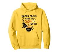 Hocus Pocus I Need Coffee To Focus Witchy Caffeine Pullover Hoodie