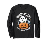 Hocus Pocus I Need Insulin To Focus Diabetes Halloween Long Sleeve T-Shirt