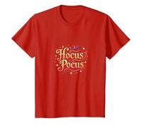 Hocus Pocus Magical Halloween Witch, T-Shirt, Kids, Red, 12 Years