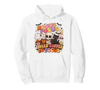 Hocus Pocus Need Coffee Focus Joyful Trick Or Treat Witches Pullover Hoodie