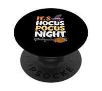 Hocus Pocus Night Witch Witches Halloween Witches Broom Witc PopSockets Adhesive PopGrip