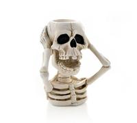 Hocus Pocus Novelties White Skeleton Tea Light Holder
