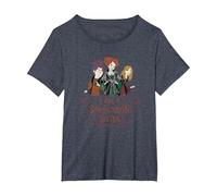 Hocus Pocus Sanderson Sister T-Shirt, Women's Plus, Heather Blue, 3X