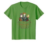 Hocus Pocus Sanderson Sister T-Shirt, Youth, Grass Green, 2T