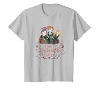 Hocus Pocus Sanderson Sister T-Shirt, Youth, Silver Grey, 2T