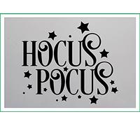 Hocus Pocus Sign A4 190 Micron Reusable Flexible Mylar Stencil