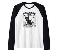 Hocus Pocus Thackery Binx Raglan Baseball Tee
