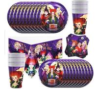 Hocus Pocus Theme Party Tableware, Party Decoration Scary Witch Sisters, Crazy Party Tableware, Birthday Party, Children's Party Decoration, Halloween Party Supplies
