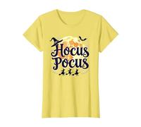Hocus Pocus: Witchy Halloween Moon Magic for Fans T-Shirt, Women, Lemon, XS