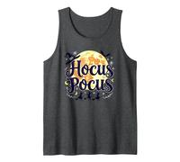 Hocus Pocus: Witchy Halloween Moon Magic for Fans Tank Top, Men, Dark Heather Grey, XXL