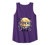 Hocus Pocus: Witchy Halloween Moon Magic for Fans Tank Top, Women, Purple, M