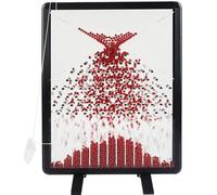 hocvseo Galton Board Desk Toy, Probability Demonstration Model, Effective Statistical Law Experiment Tool, Physics Lab Teaching Tool for School Laboratory