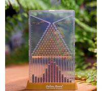 hocvseo Galton Board Experiment Model, 15 * 9.5cm Probability Demonstration Model, Effective Statistical Law Demonstration, Physics Lab Teaching Tool