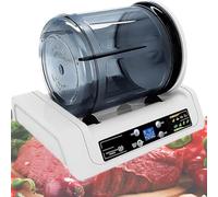 hocvseo Meat Tumbler Marinator, 5L Vacuum Tumbler Marinator, Fast 15-Minute Vacuum Tumbling, Even Stirring, Pickled Flavour, for Chicken Bacon Steak