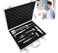 hocvseo Neurological Examination Set, DPN Diagnostic 7-Piece Set, for Testing Of Pinprick, Touch Pressure, Temperature, Vibration Sensation, Tendon Reflexes