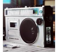 hocvseo Portable Retro Boombox, Retro Bluetooth Cassette Player, Classic 80s Style Retro Boombox CD Tape Player, Support SD/USB Input, for Family Gathering and Travel