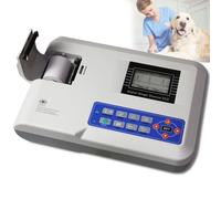 hocvseo Veterinary ECG Monitor, Veterinary Patient Monitor, 1000 Data Storage, with Thermal Printing System, Multiparameter ICU Machine, for Pets Cats Dogs Clinic
