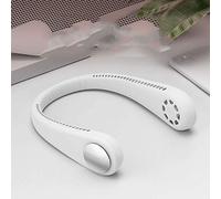 HODAGES Summer Mini Hanging Neck Fan Rechargeable Fan Air Cooler Portable Halter Fan for Outdoor Travel Sports Bladeless Ventilator (Color : B)