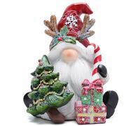 Hodao Christmas Gnome Decor Winter Table Swedish Tomte Elf Dwarf Figurines Decor Indoor Home Decorations Resin