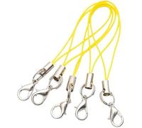 HODASHI 20Pcs Mobile Phone Rope Strap Charm Lariat Lanyard Phone Charms with Lobster Clasp Cords for Cellphone USB Drive, Keychain DIY Jewelry Accessories, 1, Cord, No Gemstone