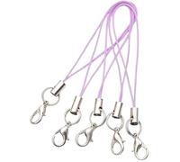 HODASHI 20Pcs Mobile Phone Rope Strap Charm Lariat Lanyard Phone Charms with Lobster Clasp Cords for Cellphone USB Drive, Keychain DIY Jewelry Accessories, 1, Cord, No Gemstone