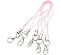 HODASHI 20Pcs Mobile Phone Rope Strap Charm Lariat Lanyard Phone Charms with Lobster Clasp Cords for Cellphone USB Drive, Keychain DIY Jewelry Accessories, 1, Cord, No Gemstone
