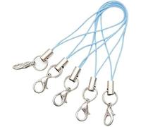 HODASHI 20Pcs Mobile Phone Rope Strap Charm Lariat Lanyard Phone Charms with Lobster Clasp Cords for Cellphone USB Drive, Keychain DIY Jewelry Accessories, 1, Cord, No Gemstone