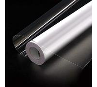 Hode Clear Sticky Back Plastic Roll, Transparent Self Adhesive Vinyl Book Covering Film 60cmX5m, Clear Wall Protector Vinyl Wrap, Furniture Stickers Waterproof for Kitchen Books