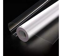 Hode Clear Sticky Back Plastic Roll, Transparent Self Adhesive Vinyl Book Covering Film 90cmX6m, Clear Wall Protector Vinyl Wrap, Furniture Stickers Waterproof for Kitchen Books