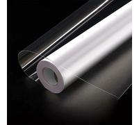 Hode Transparent Self Adhesive Vinyl Book Covering Film 90cmX6m, Clear Sticky Back Plastic Roll, Clear Wall Protector Vinyl Wrap, Furniture Stickers Waterproof for Kitchen Books
