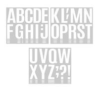 Hodeffior 272pcs 24 Sheets Large Letter Stickers Vinyl Alphabet Self-Adhesive Waterproof Letter on Stickers Bulletin Board Mailbox Letters Stickers for DIY Art Craft Scrapbooking Outdoor Signs