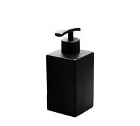 Hodeffior Black Soap Dispensers Kitchen Bathroom Hand Washing Detergent Bottle Liquid Soap Dispenser Shampoo Shower Dispenser Refillable Dish Soap Dispenser with Stainless Pump and Stickers 358ml+H