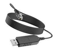 Hodeoo USB to RJ11 Cable for Uniden R8,R7,R4w,R8w,R4,R3,DFR9,etc. - for Uniden Radar Detector Power Cord 6.5FT