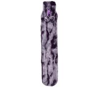 Hodge and Hodge Extra Long Hot Water Bottle Faux Fur Cover Pom Poms 72cm