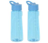 Hodge and Hodge XS-Stock 2 Pack of Reusable Drinking Water Bottles Tritan Plastic 750ml - Blue