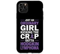 Hodgkin Lymphoma Awareness Purple Ribbon Lymphoma Cancer Case for iPhone 11 Pro Max