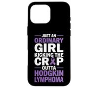 Hodgkin Lymphoma Awareness Purple Ribbon Lymphoma Cancer Case for iPhone 16 Pro Max