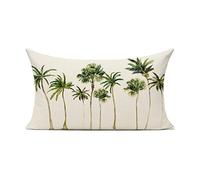 HODKHNO Throw Pillow Covers 12x20 Inch Modern Tropical Palm Trees Home Decor Pillowcase Cushion Case Lumbar Pillow Cover for Couch Bed Sofa