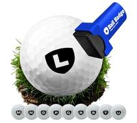 HODL 21 Ball Badge - Golf Ball Stamp, Golf Ball Stamper, Golf Ball Marker, Reusable Golf Ball Marking Tool to Identify Golf Balls, Reusable Ink Stamp for Golf Balls (Shield L)
