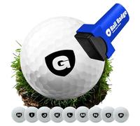 HODL 21 Ball Badge - Golf Ball Stamp, Golf Ball Stamper, Golf Ball Marker, Reusable Golf Ball Marking Tool to Identify Golf Balls, Reusable Ink Stamp for Golf Balls (Shield G)
