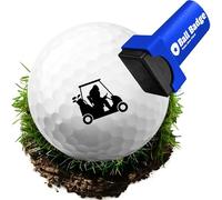 HODL 21 Ball Badge Golf Ball Stamp - Self-Inking Golf Marker, Quick-Dry & Waterproof - No Leaks, No Messy Refills - Durable, Reusable Golf Ball Stamper Golfing Gift & Accessory (Sasquatch Cart Yeti)